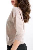 Cashmere wool box sweater