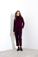 Maglia in pura lana a collo alto FRIENDLY SWEATER